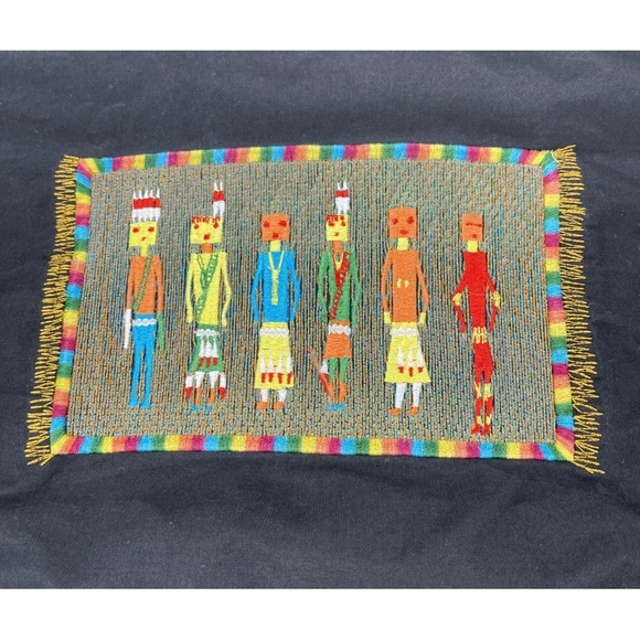 VTG Gerard By Pege Shirt Womens Small Southwest Aztec Long Sleeve Western Cowboy - Picture 3 of 12